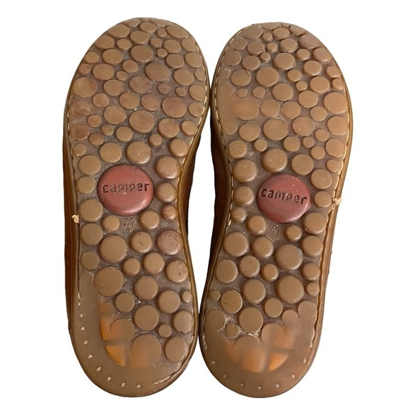 Camper Pelotas Ariel Brown Leather Shoes size 41 - Picture 6 of 12